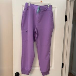 Purple Jogger Scrub Pants